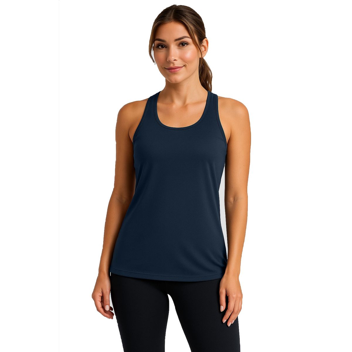 Galaxy By Harvic Women's Moisture Wicking Racerback Tank - thumbnail 8