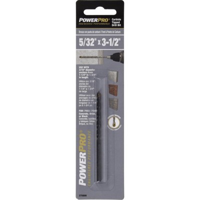 Power Pro 5/32 in. X 3-1/2 in. L Carbon Steel Drill Bit 1 pk