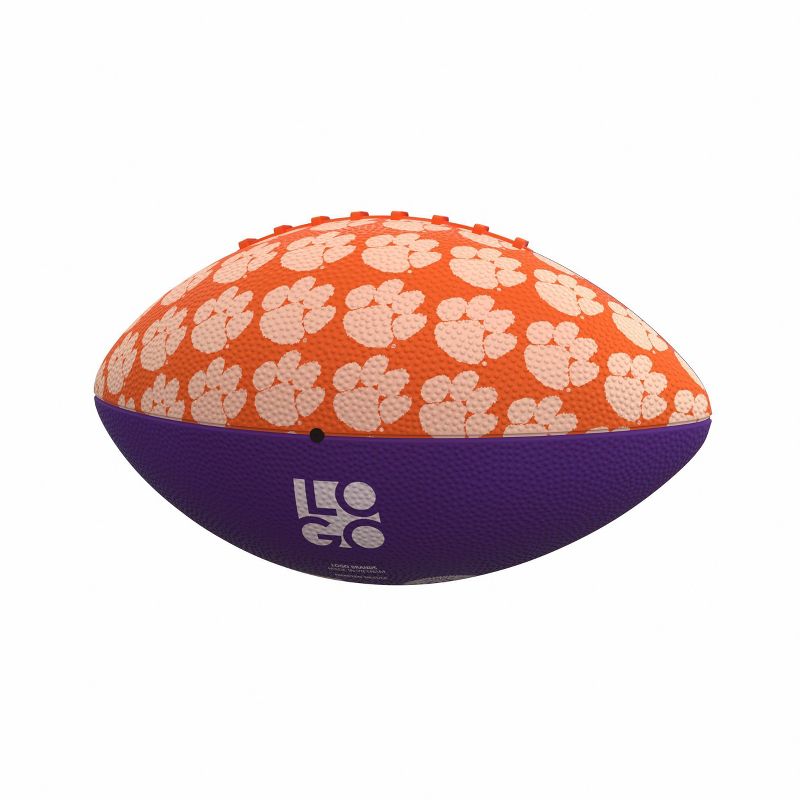 NCAA Clemson Tigers Mini-Size Rubber Football, 2 of 4