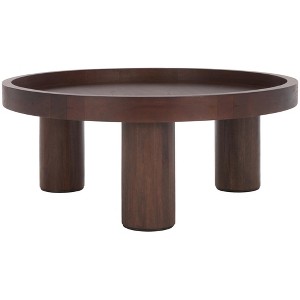 Meek 3 Leg Round Coffee Table - COF6603 - Safavieh - 1 of 4