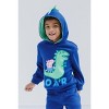 Peppa Pig George Fleece Pullover Hoodie Felt teeth and puff scales for realistic dino look Jogger Pants Outfit Set Toddler - 2 of 4