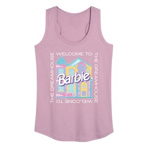 Women's - Barbie - Welcome To The Dreamhouse Graphic Racerback Tank - 1 of 4