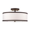 Livex Lighting Park Ridge 3 - Light Semi-Flush Mount in  Bronze - 4 of 4