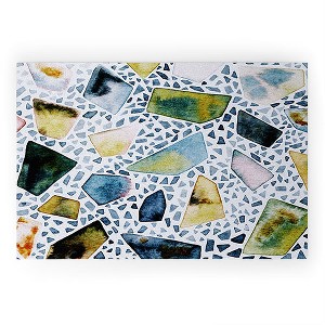 CayenaBlanca Mineral canvas Looped Vinyl Welcome Mat - Society6 - 1 of 4