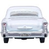 1957 Oldsmobile 88 Convertible (Top-Up) Banff Blue and Alcan White w/White 1/87 (HO) Scale Diecast Model Car by Oxford Diecast - 4 of 4