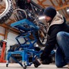 VisioGear 300 lbs Scissor Jack Lift Foot Step Wheels for Small Dirt Bikes, Blue, 17.8"*15.8"*36.5" - 2 of 4