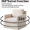GDFStudio Fitch 29.9" W Upholstered Swivel Chenille Arm Chair with Removable Back Cushion - 4 of 4