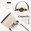 FATMOON Straw Bag for Women Summer Beach Shoulder Bag Vacation Woven Crossbody Purse Small Top Handle Satchel Handbag - 4 of 4