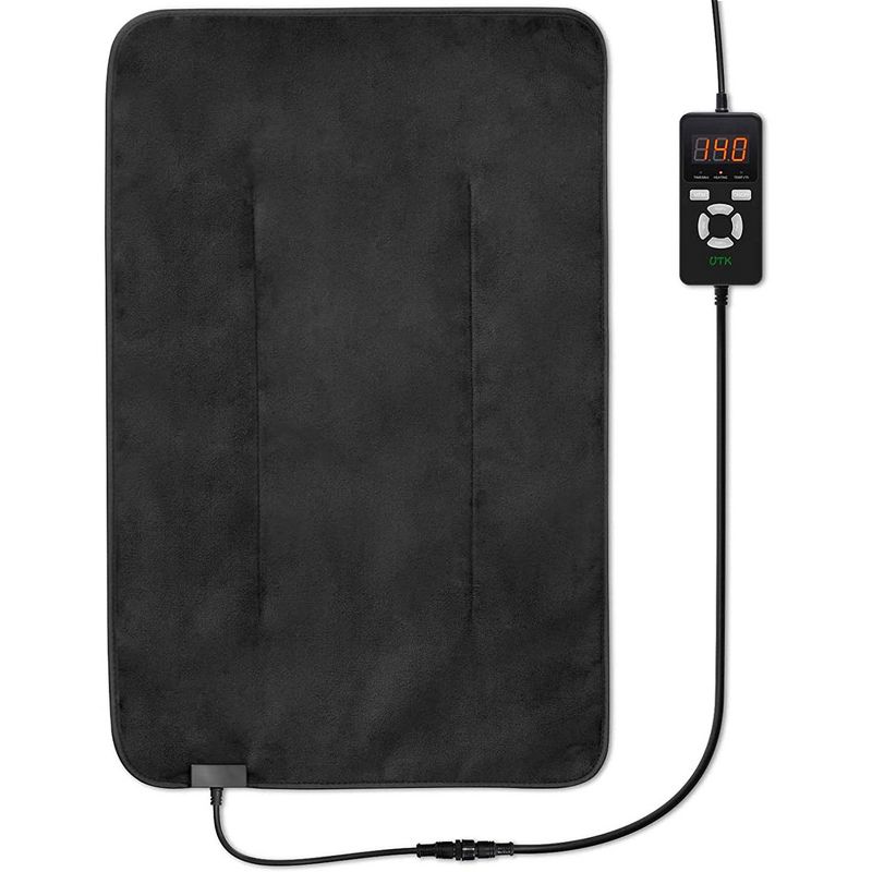UTK Ultra Soft Far Infrared Heating Pad for Back, Abdomen, and Leg Pain Relief with Smart Remote Controller, Carry Bag, and Adapter, 2 of 7
