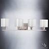 Urban Ambiance Luxury Cosmopolitan Bathroom Vanity Light,  7.375"H x 32.5"W,  Brushed Nickel Finish, UHP2514 - 3 of 4