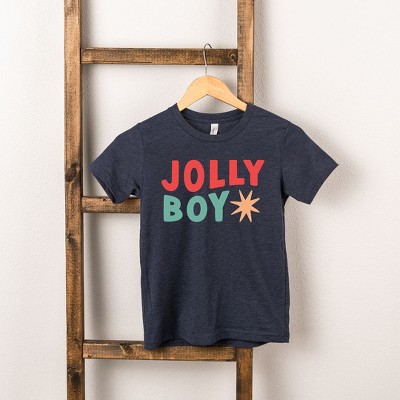 The Juniper Shop Jolly Boy Star Toddler Short Sleeve Tee - 3T - Heather Navy