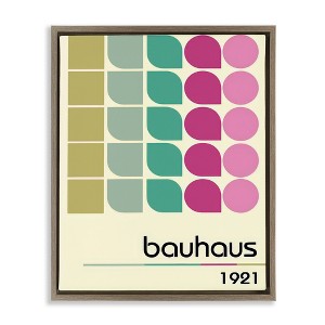 Stupell Industries Bauhaus Midcentury Modern Floating Frame Canvas Art - 1 of 4