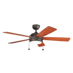 Kichler 310104 Cameron 52 5 Blade Indoor Outdoor Ceiling Fan