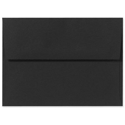 LUX A8 Invitation Envelopes 5 1/2 x 8 1/8 250/Box Midnight Black F-4585-B-250