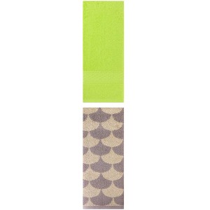 REGALWOVEN Geometric Absorbent Soft Bathroom Cotton Hand Towels 13" x 30"/13" x 29" 2 Packs - 1 of 4