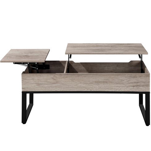 Yaheetech Lift Top Coffee Table With Hidden Compartments Gray : Target