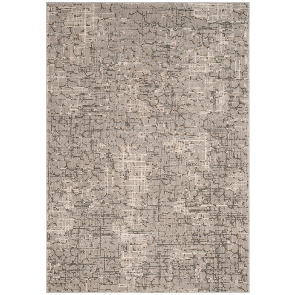 6'7inx9' Carmela Solid Area Area Rug Gray - Safavieh