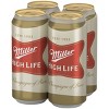 Miller High Life Beer - 4pk/16 fl oz Cans - image 3 of 4