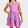 Girls' Top Tier Crochet Cover-Up Dress - Cat & Jack™ - 3 of 3