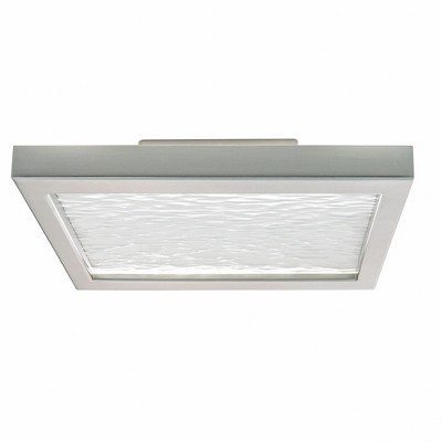 Norwell Lighting For-Square 1 - Light Flush Mount in  Brushed Nickel