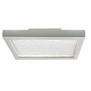 Norwell Lighting For-Square 1 - Light Flush Mount in  Brushed Nickel - 1 of 2