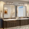 Apmir Rectangular Aluminum Alloy Framed and Tempered Glass Wall Bathroom Vanity Mirror in Matte Black/ Gold/ Silver/ Brown - 3 of 4