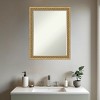 Amanti Art Carter Dark Gold Petite Bevel Wood Bathroom Wall Mirror 27.5 x 21.5 in. - 4 of 4