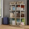 Tangkula 4-Tier Adjustable Garage Storage Utility Rack Corner Shelving Unit for Warehouse - 3 of 4