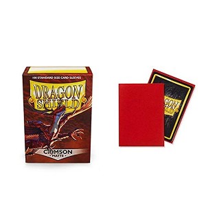 Dragon Shield Matte Crimson Standard Size 100 ct Card Sleeves Individual Pack - 1 of 4