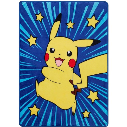 Pokémon (Pikachu) Fleece Blanket. New without tags. Approx outlets 40x50