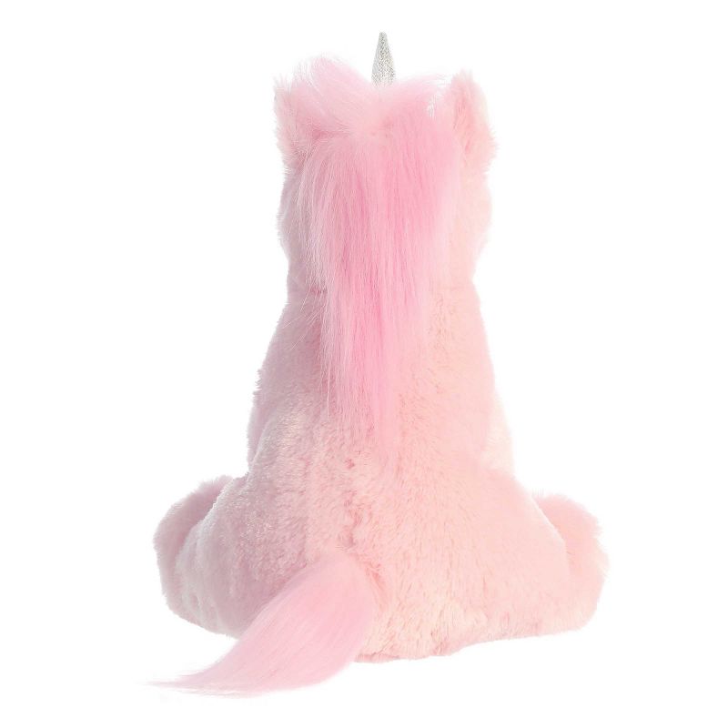 Aurora Medium Unicorn Cuddly Stuffed Animal Pink 11.5", 4 of 5
