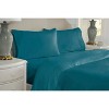 Pointehaven 620 Thread count Long Staple Cotton Deep Pocket Oversized 4 pc Sheet Set - 4 of 4