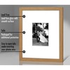 Americanflat 11x14 Picture Frame with shatter-resistant glass - Displays 5x7 With Mat and 11x14 Without Mat - Available in a variety of Colors - 3 of 4