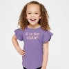 The Juniper Shop S Is For Sister Flutter Sleeve Tee - 2 of 4