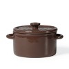 Ceramic Cocotte Brown - Bullseye's Playground™ - 3 of 4