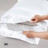 2 Pcs Elegant Wrinkle Free Pillowcases, All Season Smooth Home Textile for Lux Bedroom Decor - 3 of 4