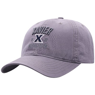 NCAA Xavier Musketeers Men's Skill Gray Garment Washed Canvas Hat