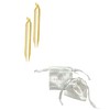 Adornia 14k Gold Plated Multi-Strand Slinky Drop Earrings - 3 of 3