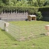 vidaXL Free Range Animal Enclosure - 48 Panel 21.3"x23.6" Galvanized Iron Rabbit Hutch Cage Fencing for Small Pets DIY Assembly in Silver - 2 of 4