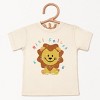 The Juniper Shop Mini Smiley Lion Paws Toddler Short Sleeve Tee - 2 of 4