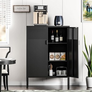 NicBex Steel File Cabinet with Adjustable Laminates, Side Cabinets Shoe Cabinets for office, Entryway - 1 of 4