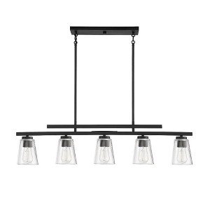 Savoy House Calhoun 5 - Light Chandelier in  Matte Black - 1 of 4