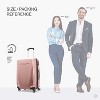 25-Inch Checked-Medium Hardside Expandable Luggage, Spinners, Premium Expandable Rolling Suitcase - 2 of 4
