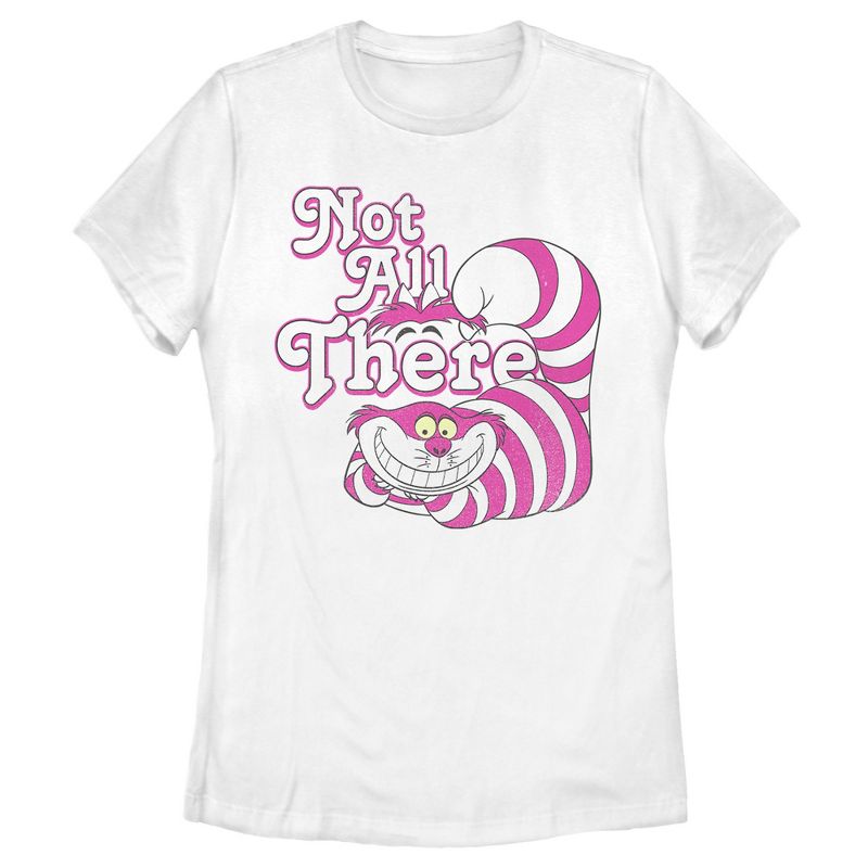 Women's Alice in Wonderland Not All There T-Shirt, 1 of 5