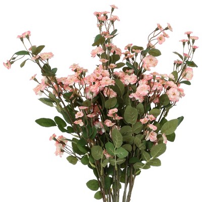 REGALWOVEN Home Table Decoration Artificial Faux Silk Real Touch Flower 29.1" 6 Pcs