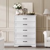 Garvee 5/6 Drawers Dresser for Bedroom,Chest of Drawers,Farmhouse Modern Wooden Dresser,Storage Organizer Dresser for Bedroom,Living Room,Kids Room - 3 of 4