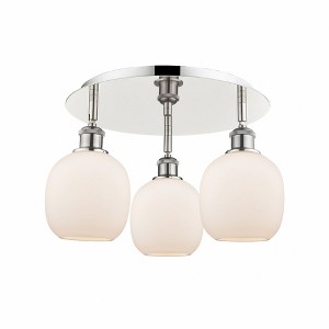 Belfast - 3 Light Flush Mount In Industrial Style-9.5 Inches Tall and 17.75 Inches Wide - 1 of 1