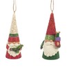 Jim Shore 3.25 In Mini Christmas Gnomes Set/3 Ornaments Tree Ornaments - 3 of 3