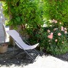 Lafuma Maxi Transat 4 Position Recline, Lockable Angle Folding Outdoor Camping Steel Batyline Mesh Sling Lounge Chair, Magnolia (2 Pack) - 4 of 4