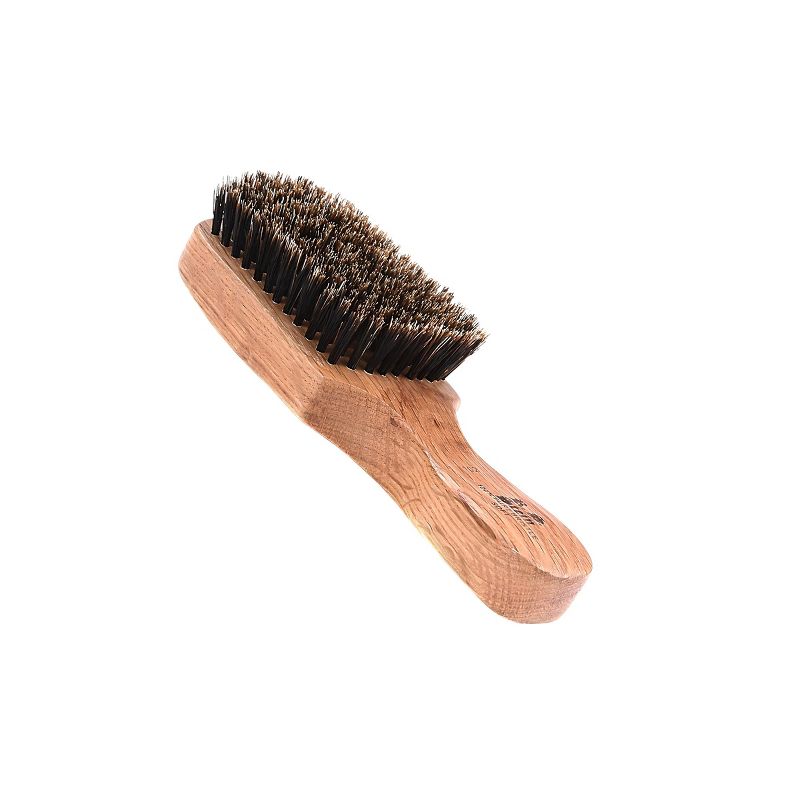Bass Brushes - Men's Hair Brush Wave Brush 100% Pure Premium  Natural Boar Bristle SOFT Genuine Natural Wood Handle Classic Club/Wave Style Oak Wood, 3 of 6